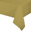 Smarty Had A Party 54 x 108 Gold Rectangular Disposable Plastic Tablecloths 96 Tablecloths, 96PK 813270-G-CASE